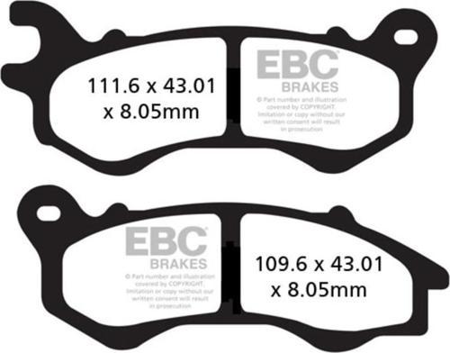 SFA603 HONDA PCX125/150 12-20 , PEUGEOT DJANGO ÖN FREN BALATASI