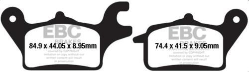 SFA655 YAMAHA TRICITY 125 14-18 ÖN SAĞ FREN BALATASI