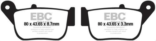 SFA678HH YAMAHA X-MAX 250 14-16 (ABS SİZ) SINTER ARKA FREN BALATASI