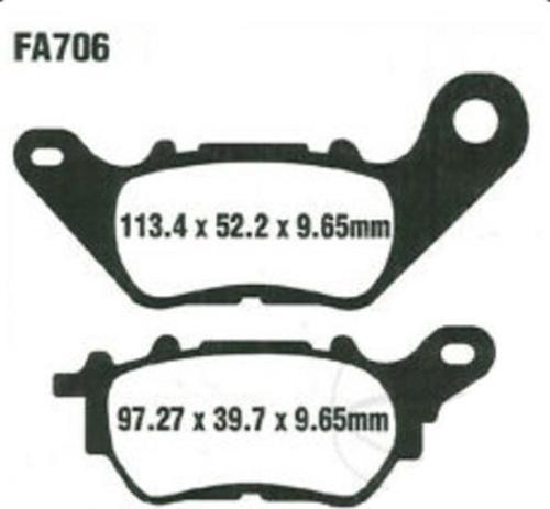 SFA706 YAMAHA XMAX 125 - XMAX300 ARKA FREN BALATASI