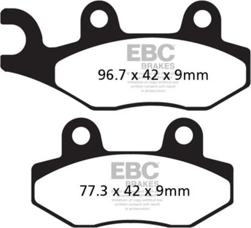 SFAC228 SUZUKI BURGMAN 400 07-15 , PEUGEOT GEOPOLIS  CARBON ÖN ARKA FREN BALATA