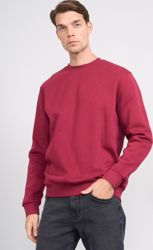 Mareteks 9505 Js Bordo Erkek 0 Yaka 3 Iplık Sweatshırt