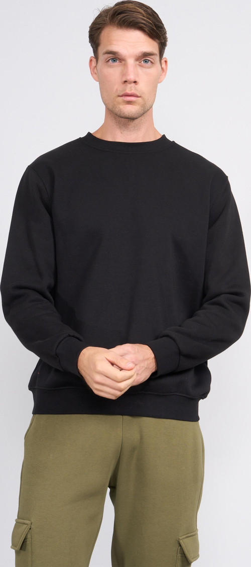 Mareteks 9505 Js Sıyah Erkek 0 Yaka 3 Iplık Sweatshırt