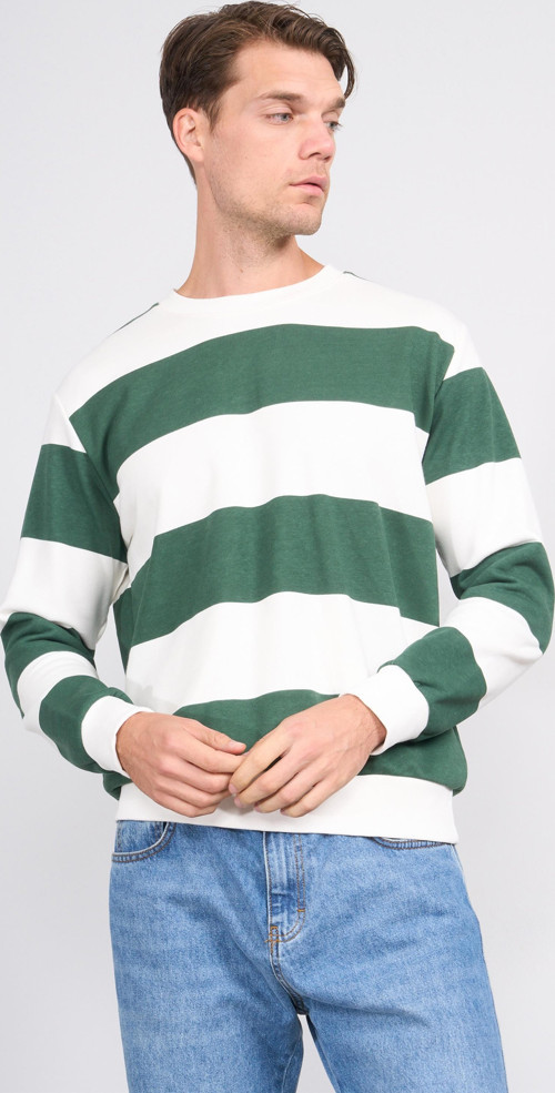 Mareteks 9536 Js Neftı Erkek 0 Yaka Rıngel Baskı Sweatshırt