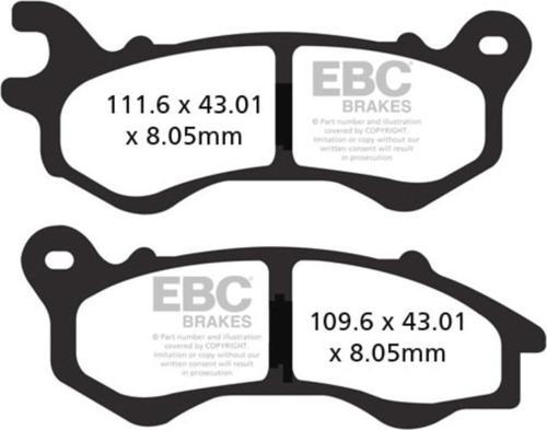 SFAC603 HONDA PCX125/150 CARBON ÖN FREN BALATASI
