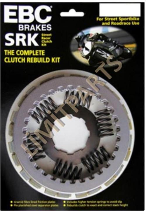 SRK087 YAMAHA YZF-R6 06-18 KOMPLE FİBER DEBRİYAJ SETİ (9 Plaka)