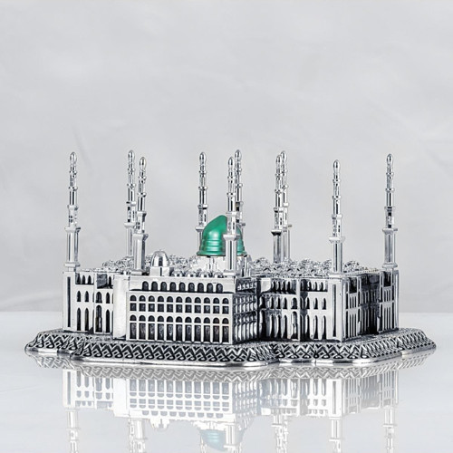 Mescidi Nebevi (cami) - Gümüş Renk - Ebat : 25 X 14 Cm. Bıbloyc104