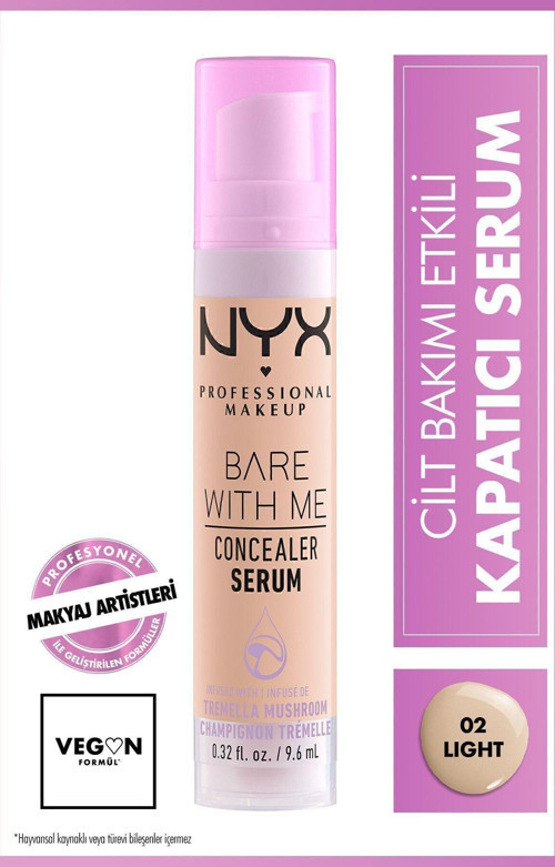 Professional Makeup Bare With Me Kapatıcı Serum 02 Light Concealer