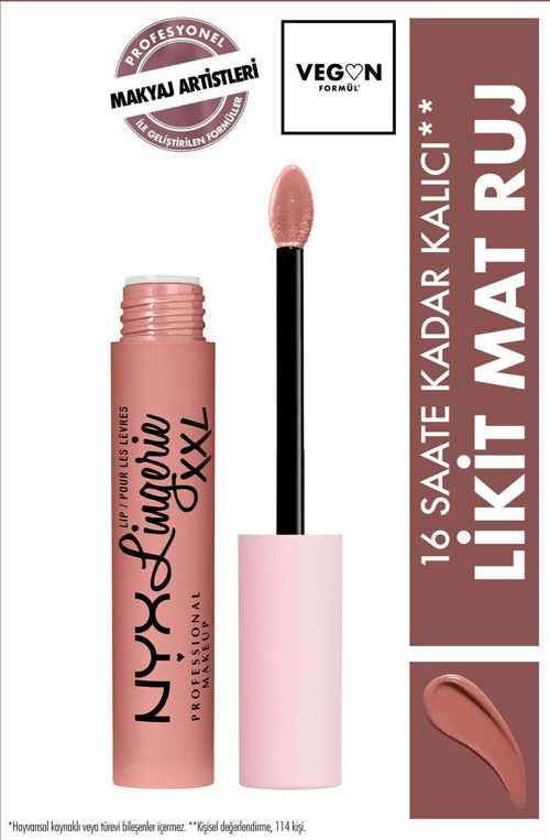 Professional Makeup Likit Mat Ruj - Lip Lingerie Xxl Matte Liquid Lipstick Undressed
