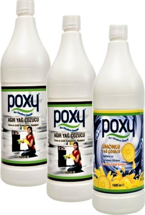 Ağır Yağ Çözücü 2x1 Lt & Limonlu Yağ Çözücü 1 Lt