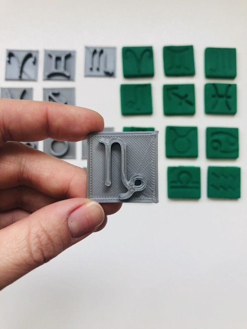 Art Burç Sembolleri Oğlak Burcu Damga