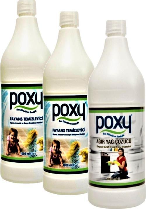 Fayans Derz Temizleyici 2 X 1 lt & Ağır Yağ Çözücü 1 lt