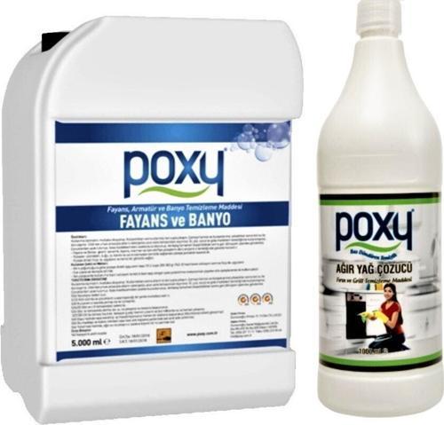 Fayans Derz Temizleyici 5 lt ve Ağır Yağ Çözücü 1 lt