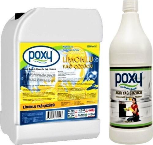 Limonlu Yağ Çözücü 5 Lt & Ağır Yağ Çözücü 1 Lt