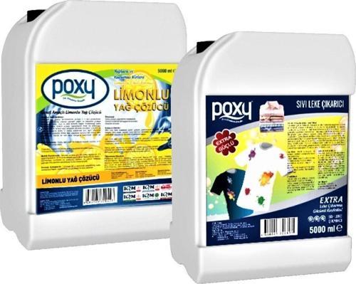 Sıvı Çamaşırleke Çıkarıcı 5 Lt & Limonlu Yağ Çözücü 5 Lt