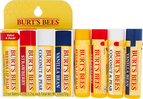 Best Of (Balmumlu-Çilekli-Armut Ve Hindistan Cevizli-Vanilyalı) 4'Lü Dudak Balmı 4.25 Gr