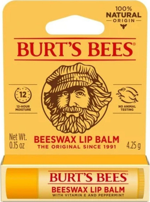 Balmumu (%100 Doğal) Dudak Balsamı 0.15 Oz 4.25 Gr