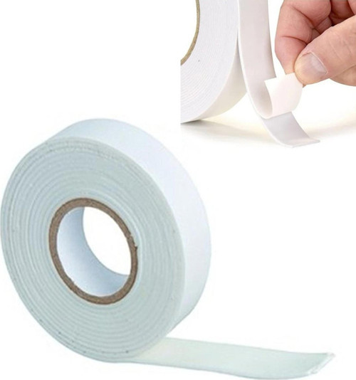 Çift Taraflı Bant Köpük Bant 18 mm x 4,5 mt Çerçeve Tablo Halı Yapıştırma Bandı - 1 Adet