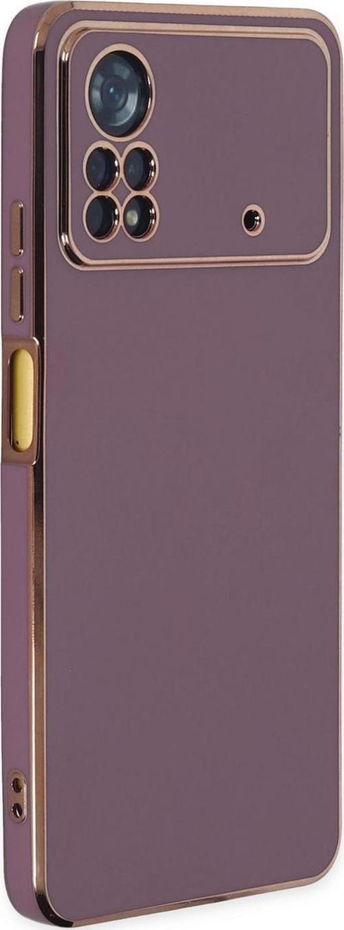 Xiaomi Poco X4 Pro 5G Kılıf Olive Plated Lila