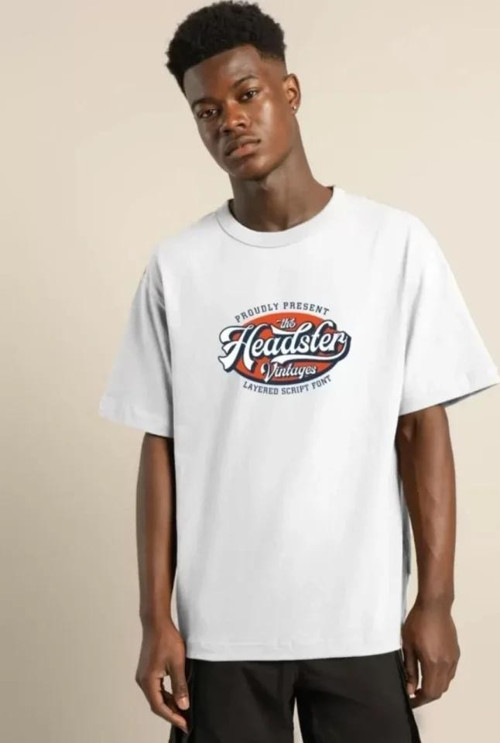 Unisex Baskılı Oversize TShirt
