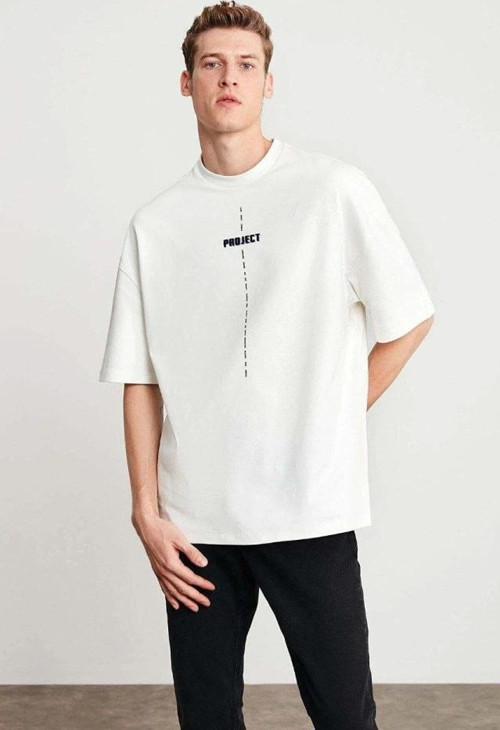 Unisex Baskılı Oversize TShirt