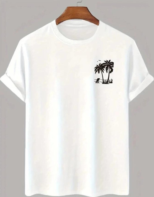 Baskılı Oversize Bisiklet Yaka Tshirt