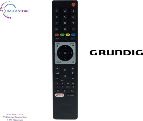 Grundig 65 VLO 9700 Uyumlu Televizyon Kumandası