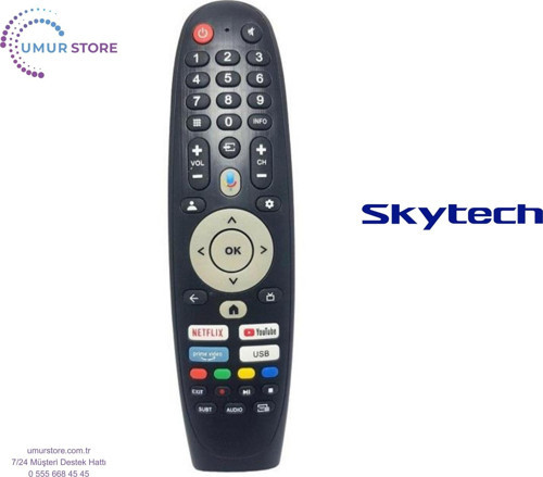 Skytech 70ST3305 Uyumlu Google Televizyon Kumandası-Mikrofonsuz