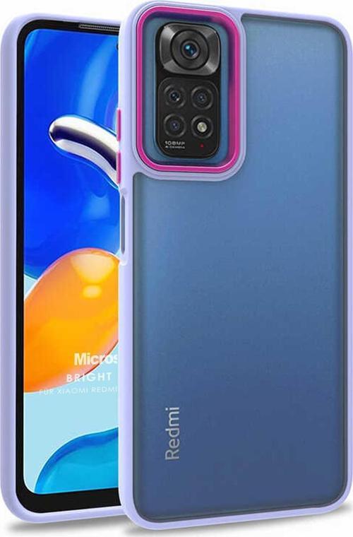 Xiaomi Redmi Note 11S Kılıf Bright Planet Lila