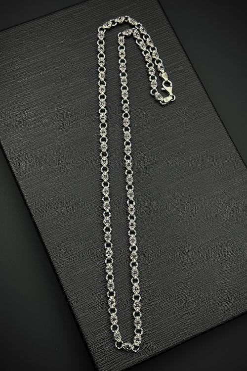 925 Ayar Gümüş italyan Model Siyah Zirkon Taşlı Gümüş Renk Erkek Kolye FRJ30811-911-S