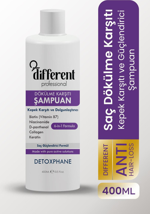 Dökülme Karşıtı,Kepek Önleyici Şampuan Biotin, Collagen, Keratin, D-Panthenol, Niacinamide