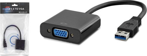 Hdx7779 Usb3.0 To Vga F Çevirici 1080P Siyah