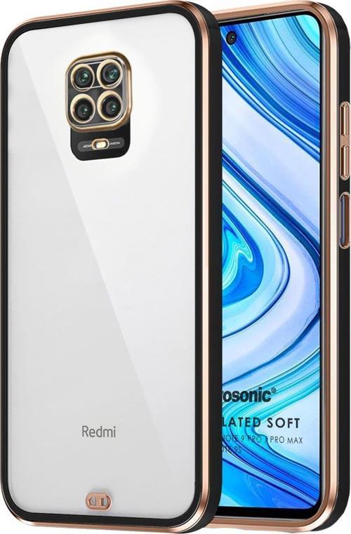 Xiaomi Redmi Note 9S Kılıf Laser Plated Soft Siyah