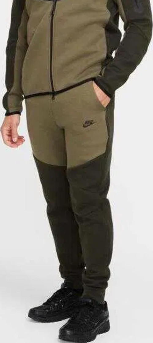 Tech Fleece Slim Fit Men’s Track Jogger Pants Erkek Dar Kesim Eşofman Altı Haki