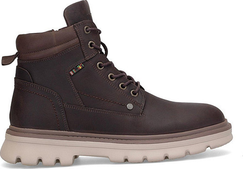 M368 Erkek Hakiki Deri Klasik Bot Kahverengi