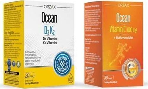 YILBASI SETI VITAMIN C 1000 30 TABLET+D3K2 DAMLA 20 ML