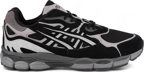 E-2516 Erkek Klasik Sneaker Siyah - Gri