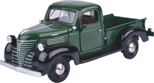 1941 Plymouth Pickup Yeşil Model Araba 1:24 1941 Plymouth Pickup Klasik Araba Oyuncak Araba Scn