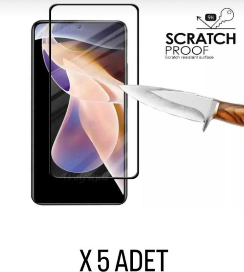 Samsung A17 Ekran Koruyucu Tam Kaplayan Cam 5 Adet Antistatik Üst Kalite Ürün 5'Li