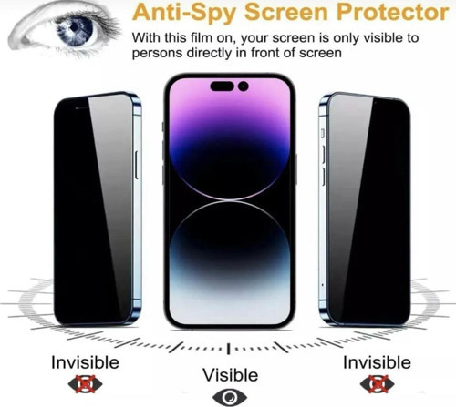 İphone 14 Pro Hayalet Cam İç Kulaklık Filtreli Antistatik Ekran Koruyucu