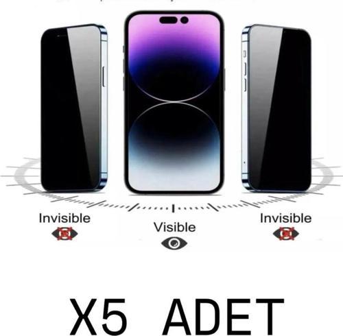 İphone 14 Promax Hayalet Cam 5 Adet Antistatik Üst Kalite Ürün 5'Li