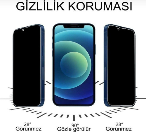 İphone 14 Hayalet Cam İç Kulaklık Filtreli Antistatik Ekran Koruyucu