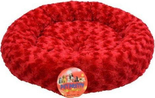 SİMİT YATAK PELUŞ KIRMIZI 55x55cm