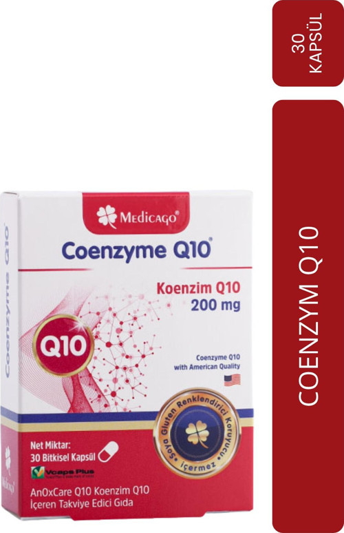 Koenzim Q10 200 mg 30 kapsül