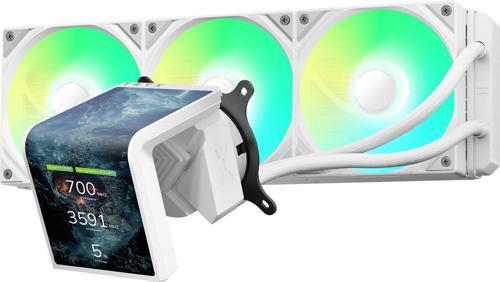 PANORAMA SE ARGB 360 Hepsi Bir Arada Sıvı Soğutma Sistemi, 3D AMOLED Ekran - 360 mm, Beyaz