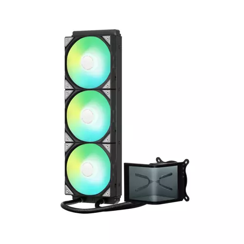 Panorama SE 360 ARGB 360mm AIO 6.5 '' AMOLED Kavisli Ekran 3D 360mm ARGB Fan Sıvı Soğutucu SİYAH