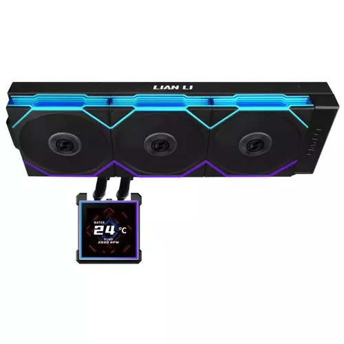 HydroShift II LCD-S 360TL Hepsi Bir Arada Sıvı Soğutucu, RGB, LCD Ekran - 360 mm, Siyah