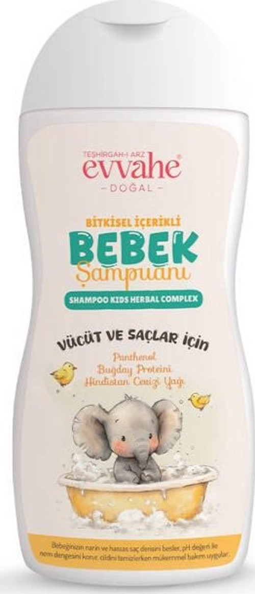 Bitkisel İçerikli Bebek Şampuanı (190 ml)