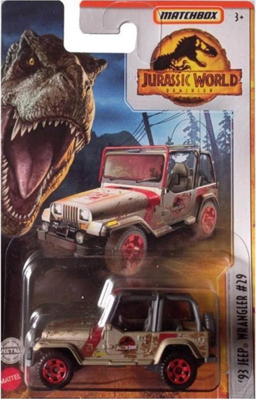 Jurassic World Tekli Araçlar FMW90 HBH07 93 Jeep Wrangler