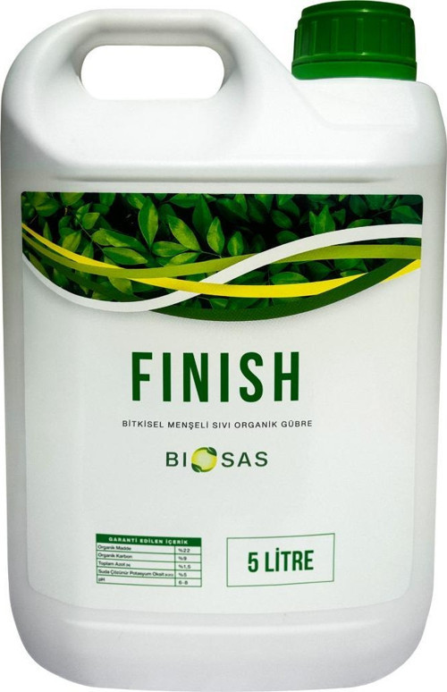 FINISH 5 LT Bitkisel Menşeli Sıvı Organik Gübre